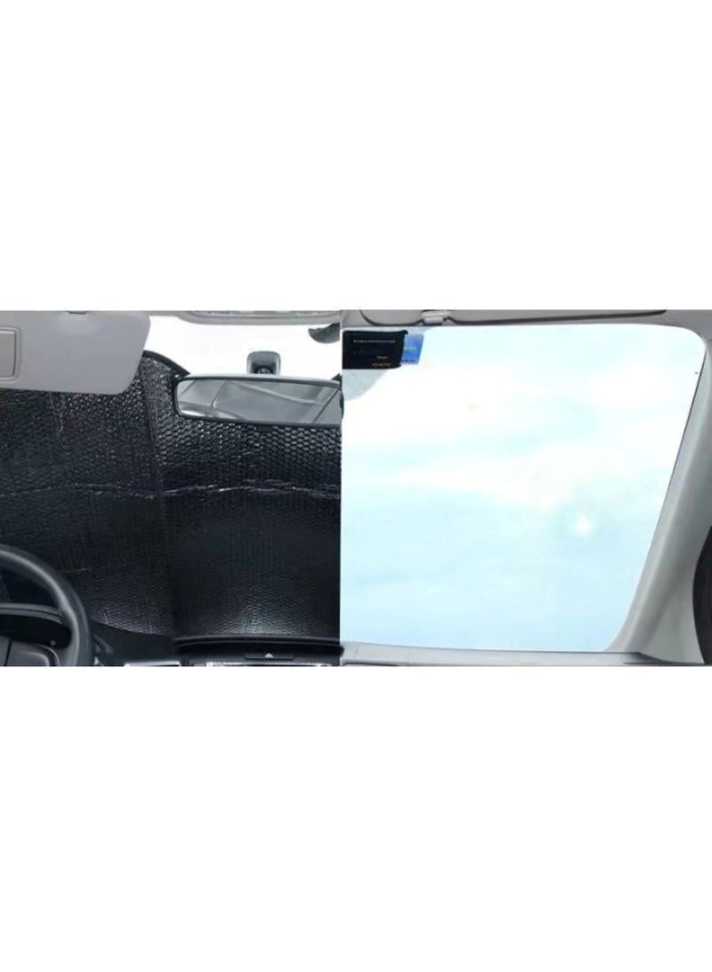 Huitich Car Sun Visor Cover Heat Insulation Pad – Windshield Sunshade (60 × 130 cm) - Image 4